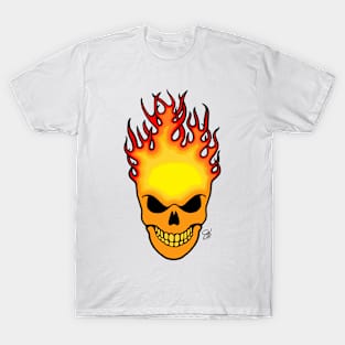 Skull on Fire T-Shirt